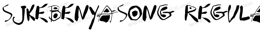 SJkebenyasong Regula字体转换